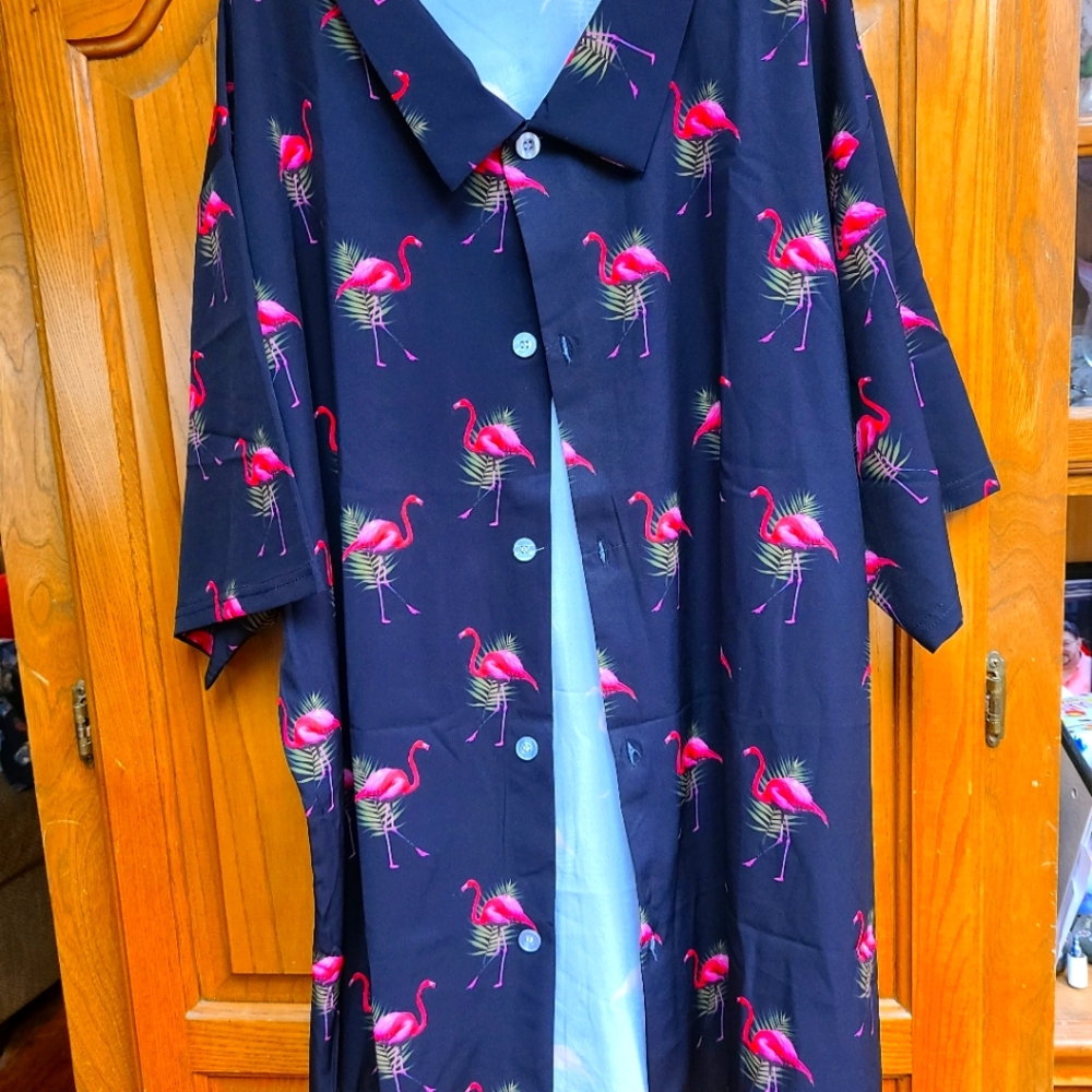 Pink Flamingo shirt new without tags